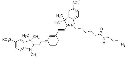 Sulfo-Cyanine7 azide 水溶性花菁染料CY7标记叠氮