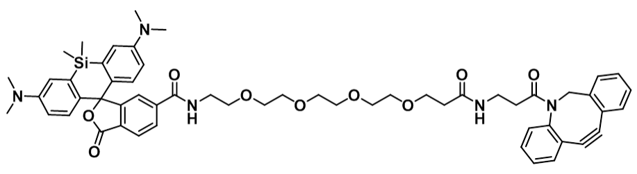 SiR-PEG4-DBCO 硅基罗丹明-四聚乙二醇-二苯丙环辛烯