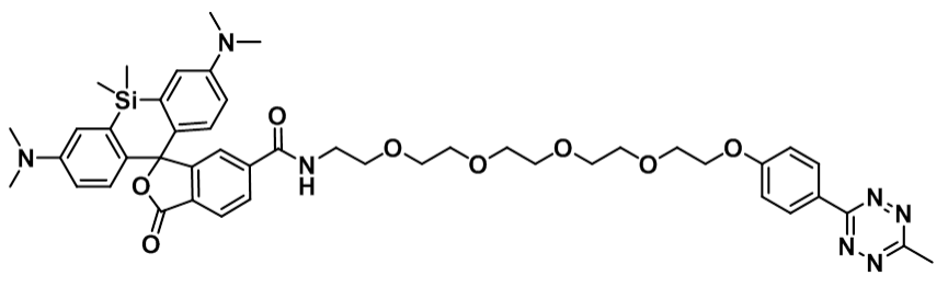 SiR-PEG4-Me-tetrazine 硅基罗丹明-四聚乙二醇-甲基四嗪