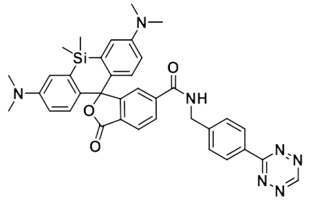 水溶性的硅基罗丹明改性染料SiR-tetrazine