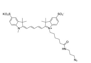 Sulfo-Cyanine5 azide 水溶性花菁染料CY5标记叠氮