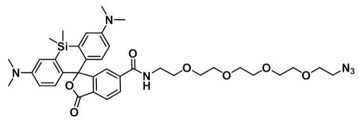 SiR-PEG4-azide 硅-罗丹明-四聚乙二醇-叠氮