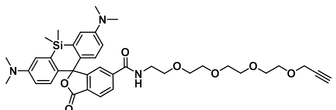 SiR-PEG4-alkyne 硅-罗丹明-四聚乙二醇-炔基