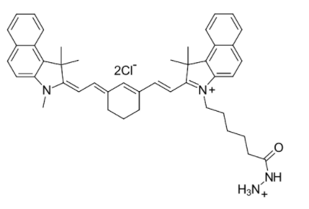 Sulfo-Cyanine7.5 hydrazide 水溶性花菁染料CY7.5标记酰肼