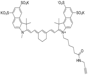 Sulfo-Cyanine7.5 alkyne  水溶性花菁染料CY7.5标记炔烃