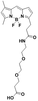 BODIPY FL-PEG2-COOH  氟化硼二吡咯-二聚乙二醇羧酸