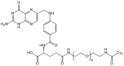 花菁染料CY3-聚乙二醇-叶酸 CY3-PEG-FA