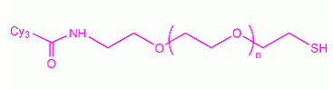 花菁染料CY3-聚乙二醇-巯基CY3-PEG-SH