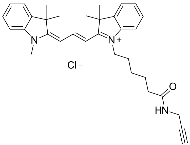 Cyanine3 alkyne|三甲川花菁染料标记炔烃|1902918-31-3