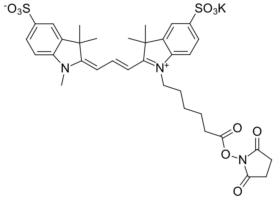 Sulfo-CY3 NHS ester光谱（吸收光谱和荧光光谱）