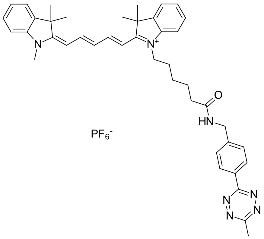 星戈瑞 Sulfo-Cyanine7近红外、水溶性荧光团标记Cy7 tetrazine四嗪