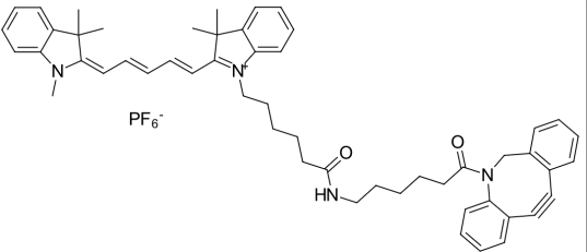 Sulfo-Cyanine5 DBCO荧光显微镜成像Cy5-DBCO