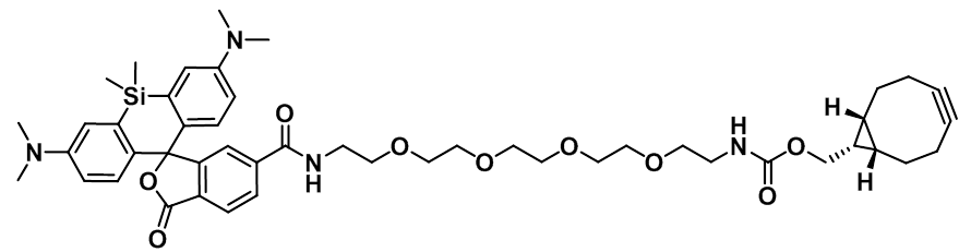  硅基罗丹明-四聚乙二醇-环丙烷环辛炔