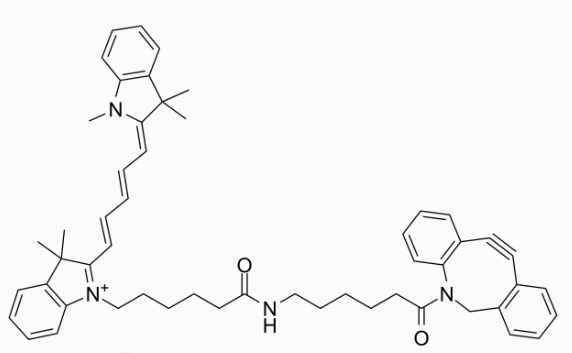 星戈瑞推荐：Cy5-DBCO红色发光荧光团的衍生物