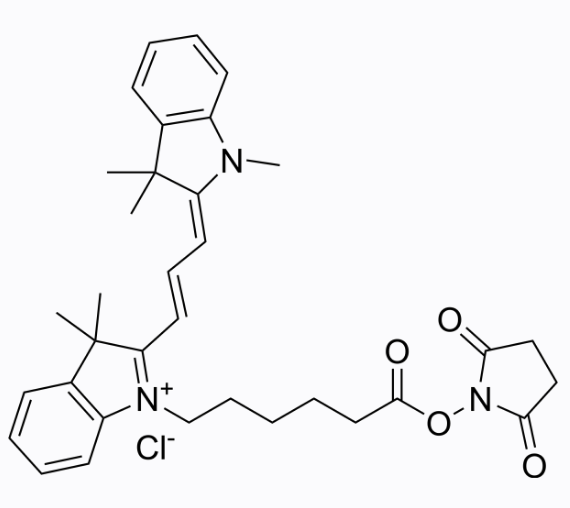 Cy3-NHS ester橙红色染料CY3-NHS酯荧光光谱性质