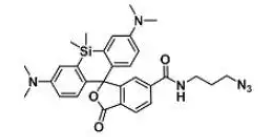 硅基罗丹明-叠氮SiR-azide作为荧光探针在生物成像作用